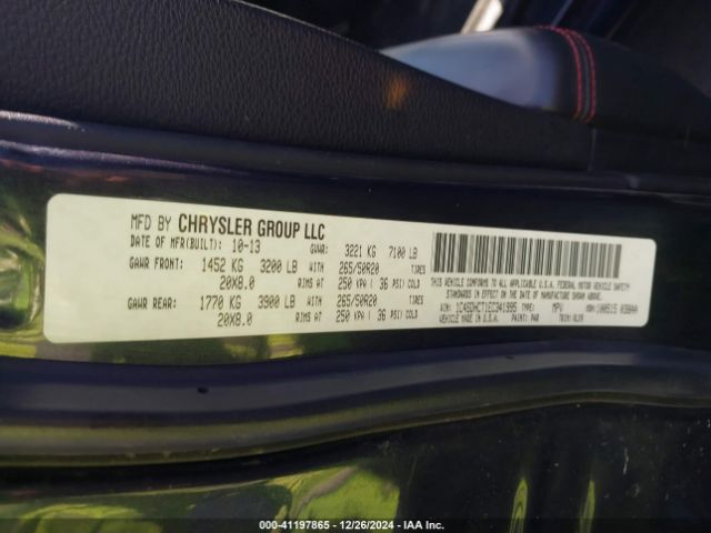 1C4SDHCT1EC341995 Dodge Durango R/t