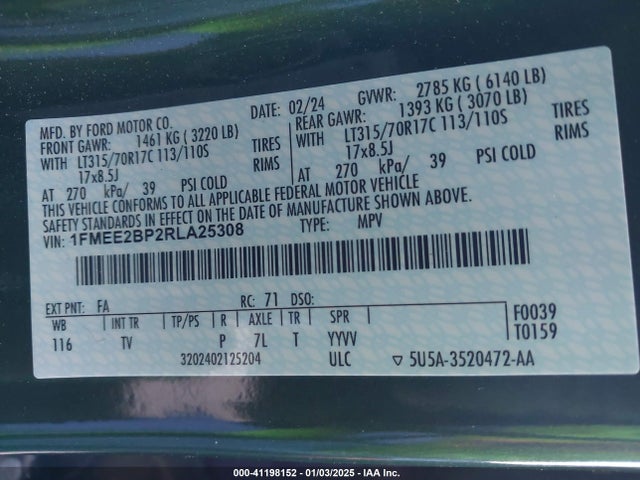 Ford Bronco Wildtrak 2024 1FMEE2BP2RLA25308 Image 9