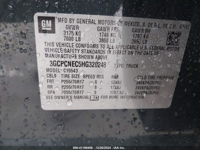 3GCPCNEC5HG320248 Chevrolet Silverado 1500 Ls