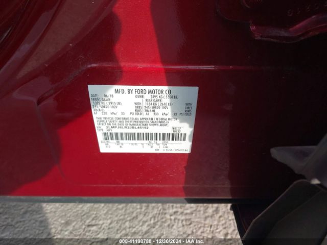 2LMPJ6LR2JBL45152 Lincoln Mkx Reserve