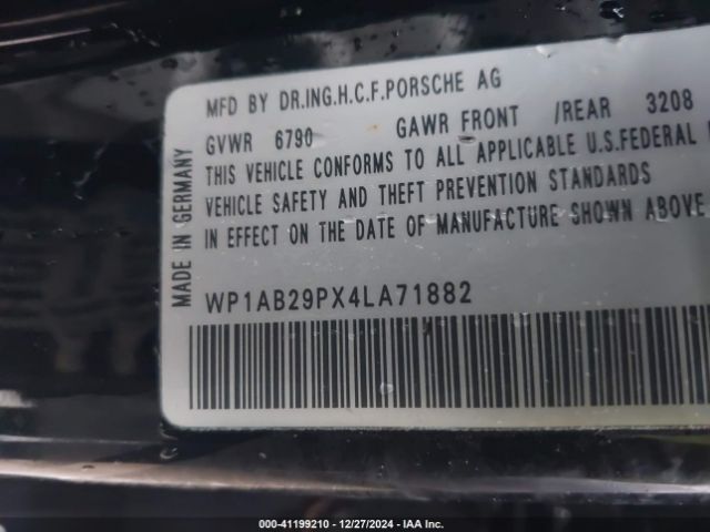 2004 PORSCHE CAYENNE WP1AB29PX4LA71882 Photo 8