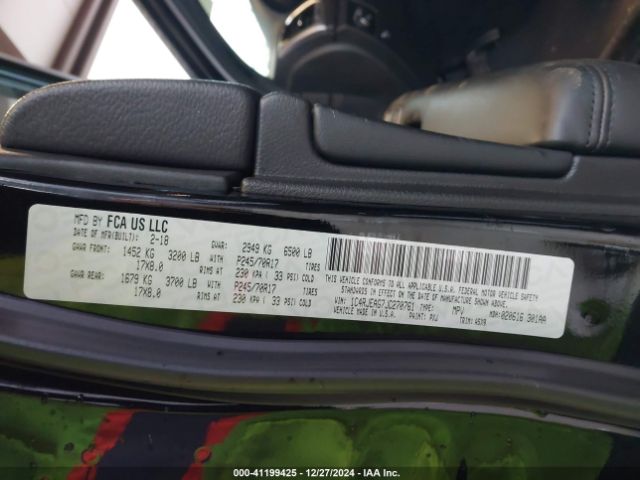 1C4RJEAG7JC270761 Jeep Grand Cherokee Laredo E 4x2