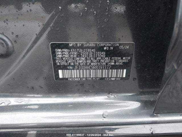 JF1GUHHC9R8393372 Subaru Impreza Rs 5-door