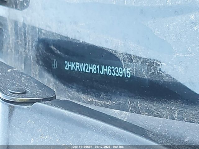 2HKRW2H81JH633915 Honda Cr-v Ex-l/ex-l Navi