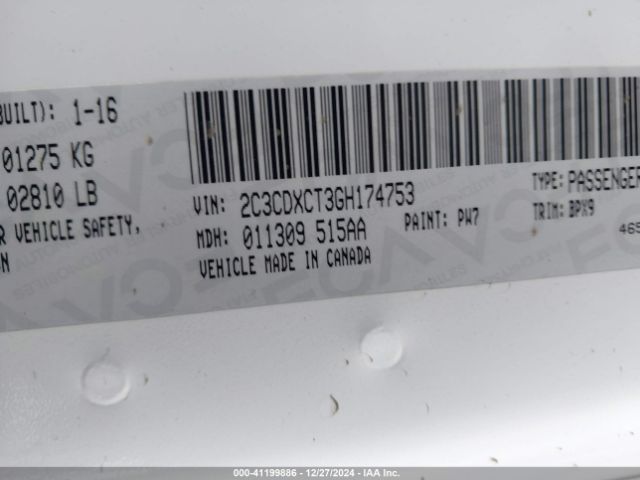2C3CDXCT3GH174753 Dodge CHARGER R/T
