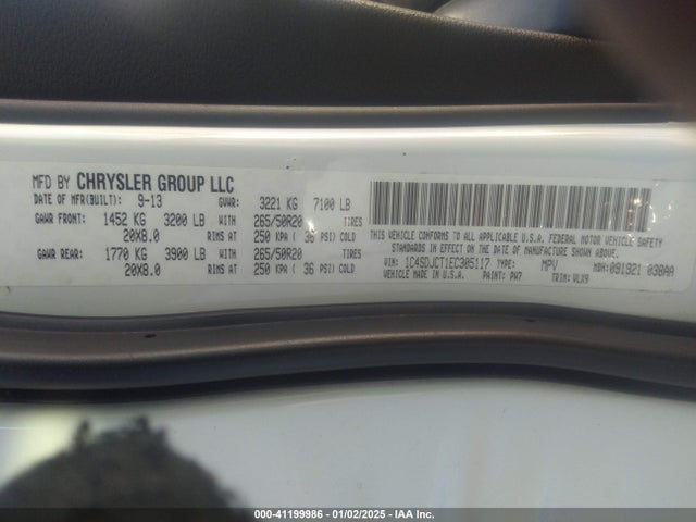 Dodge Durango R/t 2014 1C4SDJCT1EC305117 Image 9