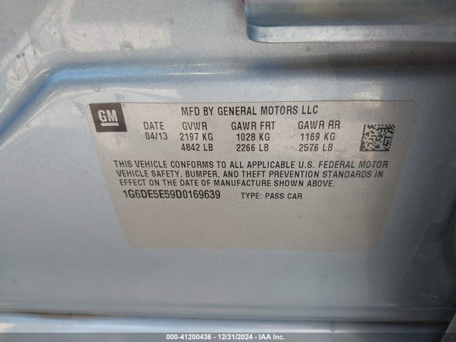 2013 CADILLAC CTS 1G6DE5E59D0169639 Photo 8
