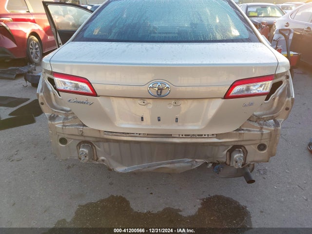 Продаж на аукціоні авто 2012 Toyota Camry Le, vin: 4T4BF1FK2CR162801, номер лоту: 41200566