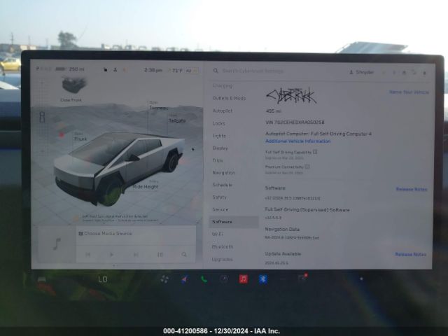 7G2CEHEDXRA050258 Tesla Cybertruck All-wheel Drive