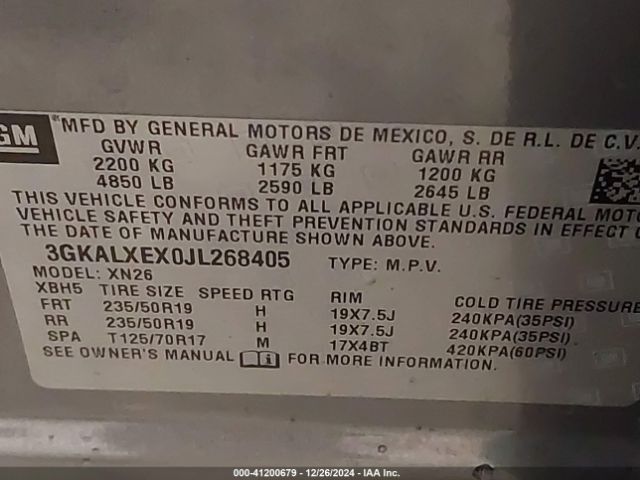 3GKALXEX0JL268405 GMC Terrain Denali