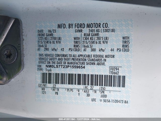 Ford Transit Connect Xlt Cargo Van 2023 NM0LS7T23P1559654 Image 9