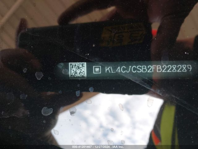 KL4CJCSB2FB228289 Buick Encore Leather