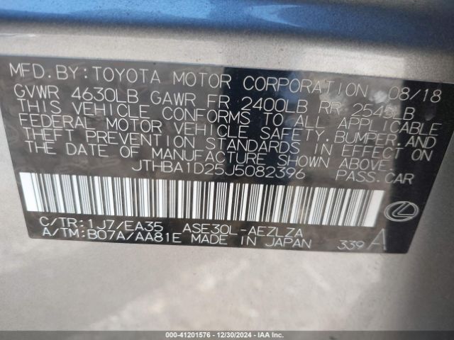 JTHBA1D25J5082396 Lexus IS 300