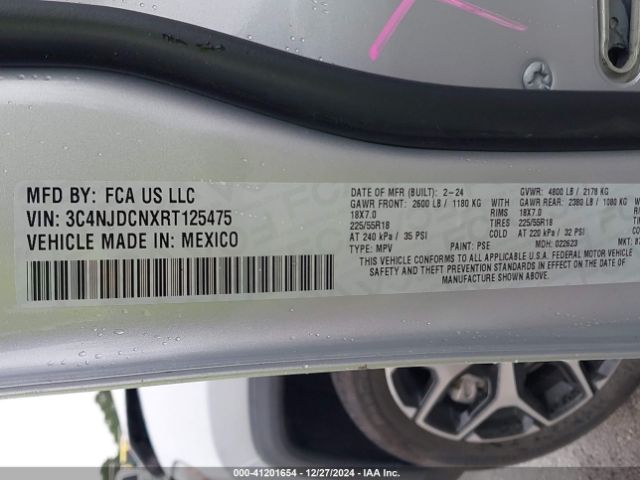 3C4NJDCNXRT125475 Jeep Compass Limited 4x4