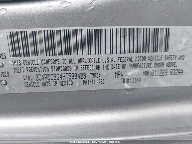 Dodge Journey Sxt 2017 3C4PDCBG4HT589423 Image 9