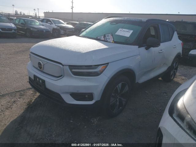 2021 VOLVO XC40 RECHARGE PURE ELECTRIC YV4ED3UR7M2580522 Photo 1
