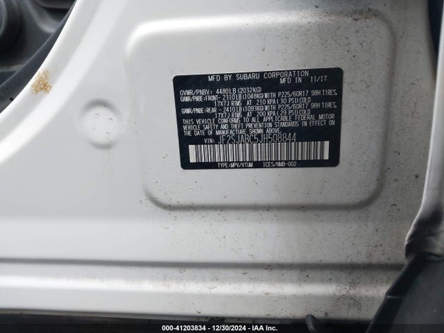 Subaru Forester 2.5i 2018 JF2SJABC5JH508844 Image 9