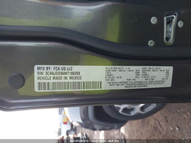 3C4NJDDB4NT186268 Jeep Compass Trailhawk 4x4