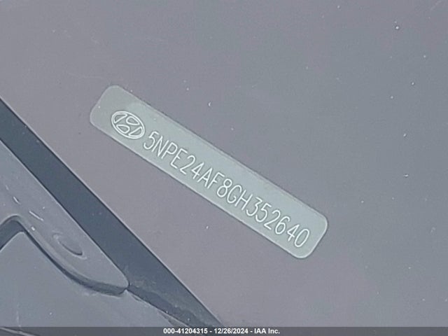 Hyundai SONATA SE 2016 5NPE24AF8GH352640 Image 9