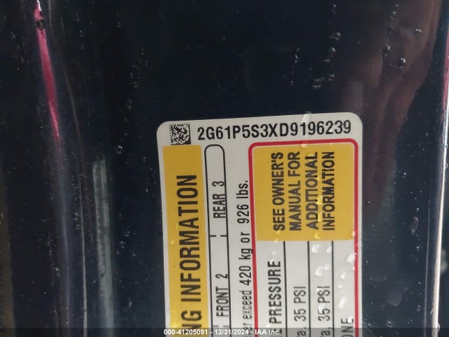 2013 CADILLAC XTS 2G61P5S3XD9196239 Photo 8