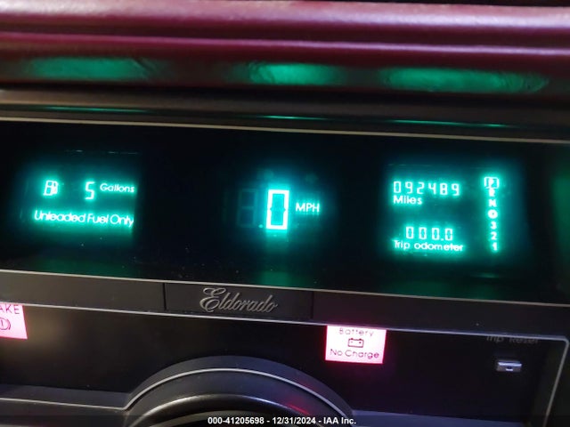 1988 CADILLAC ELDORADO 1G6EL115XJU616430 Photo 6