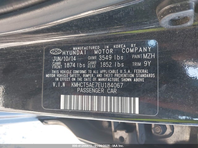 Hyundai ACCENT GS 2014 KMHCT5AE7EU184067 Image 9