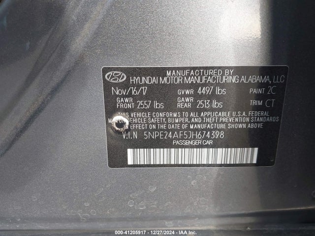 Hyundai SONATA SE 2018 5NPE24AF5JH674398 Image 9