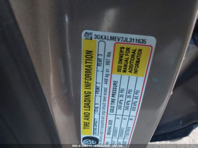 3GKALMEV7JL311635 GMC Terrain Sle