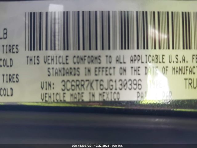 2018 RAM 1500 3C6RR7KT6JG130396 Photo 8