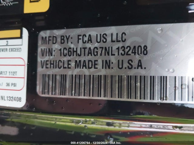1C6HJTAG7NL132408 Jeep Gladiator Sport 4x4
