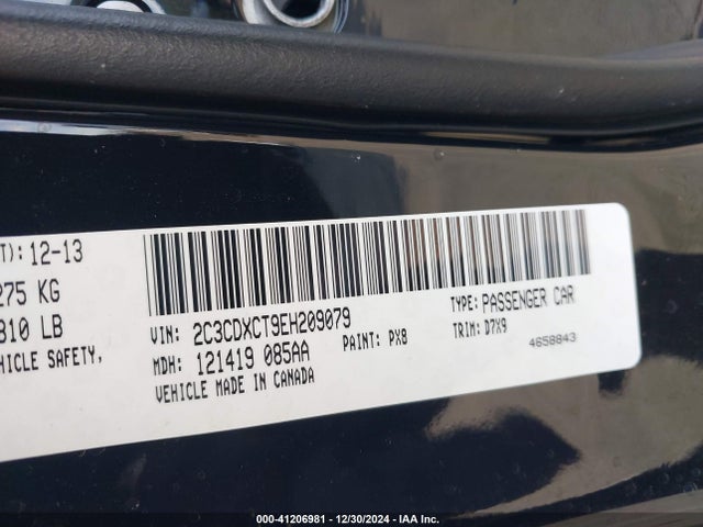 Dodge Charger 2014 2C3CDXCT9EH209079 Image 21