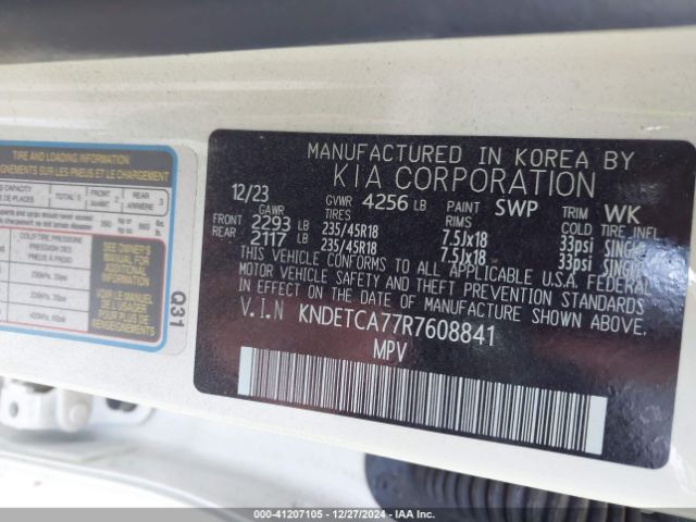 2024 KIA SELTOS KNDETCA77R7608841 Photo 8