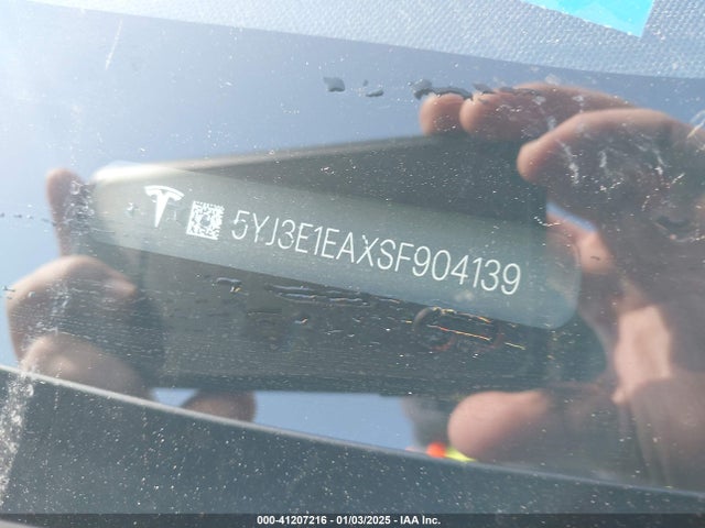 2025 TESLA MODEL 3 5YJ3E1EAXSF904139 Photo 8