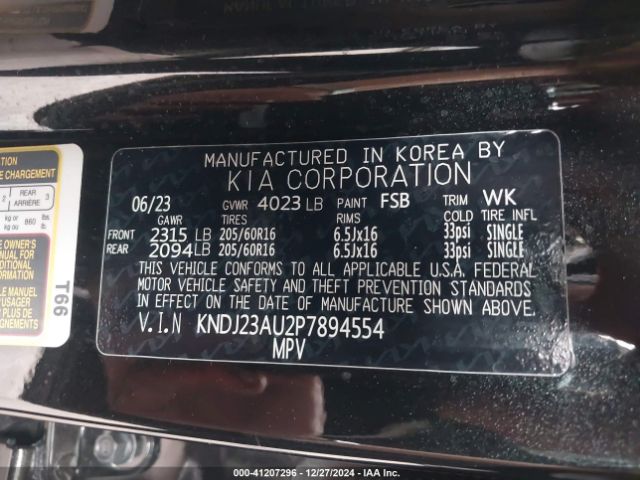 KNDJ23AU2P7894554 KIA SOUL LX
