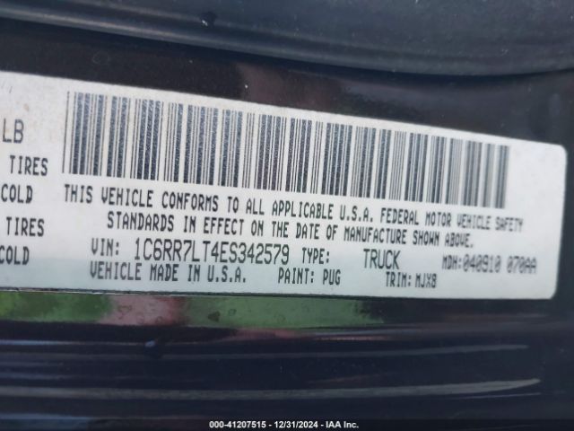 1C6RR7LT4ES342579 RAM 1500 Big Horn