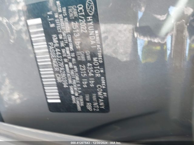 KMHL44J27PA280394 Hyundai Sonata Sel Plus