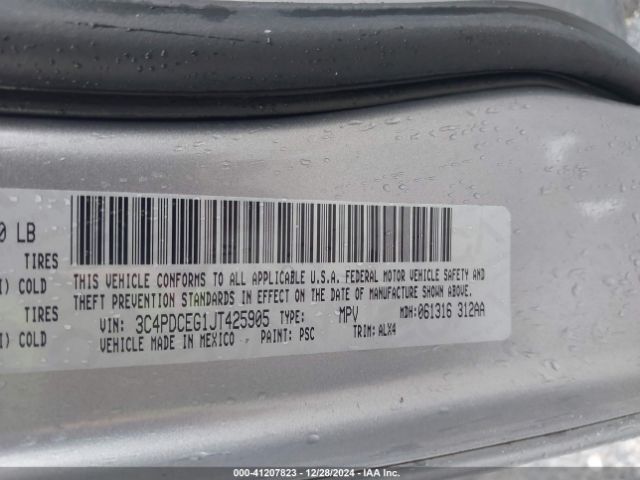 3C4PDCEG1JT425905 Dodge JOURNEY GT