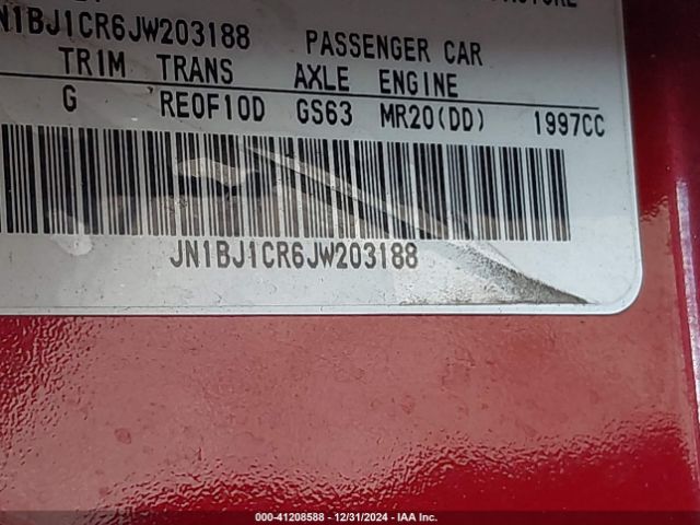 JN1BJ1CR6JW203188 Nissan Rogue Sport S