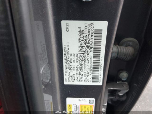 19UUB5F55NA002177 Acura Tlx Tech A