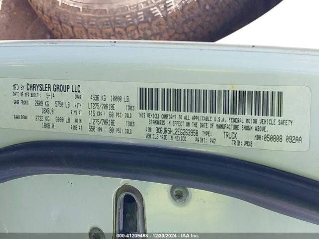 3C6UR5HL2EG263958 RAM 2500 St