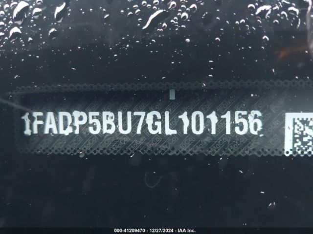 1FADP5BU7GL101156 Ford C-MAX SEL