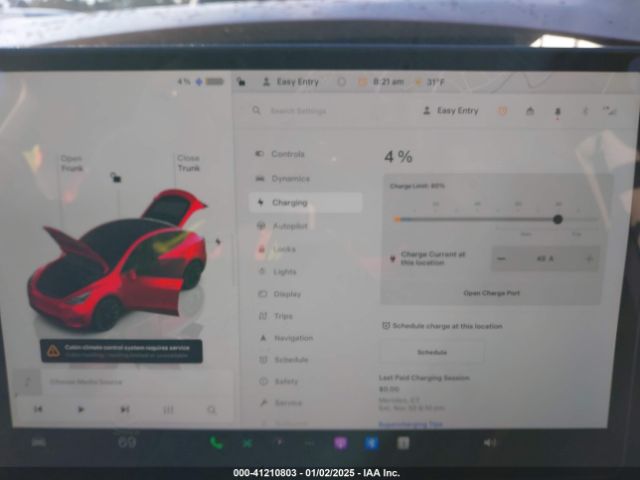 7SAYGDEE8RA254256 Tesla Model Y