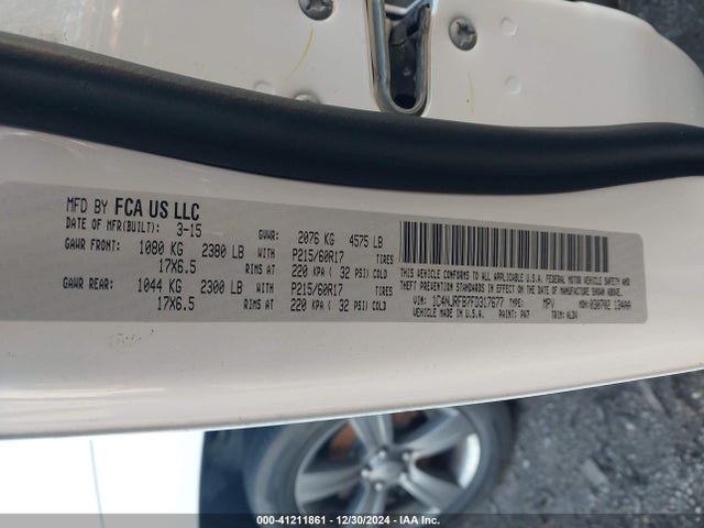 1C4NJRFB7FD317677 Jeep Patriot High Altitude Edition