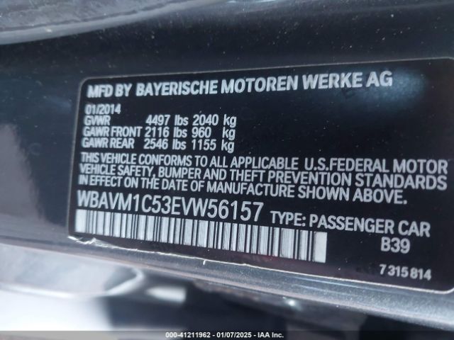 WBAVM1C53EVW56157 BMW X1 Sdrive28i