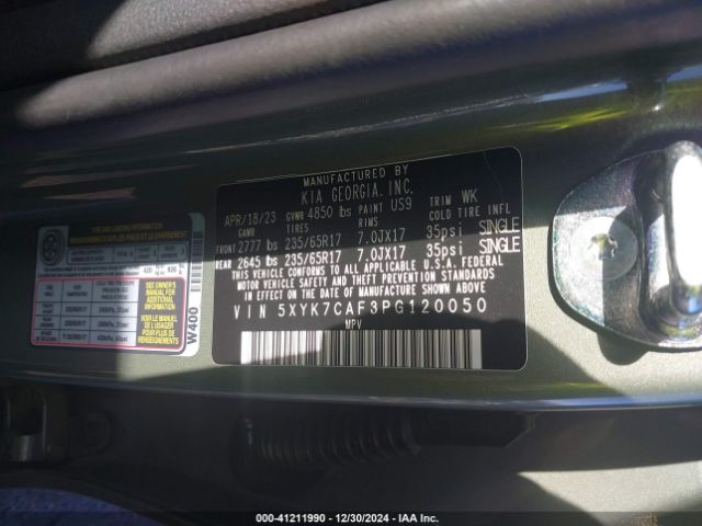 5XYK7CAF3PG120050 KIA Sportage X-pro