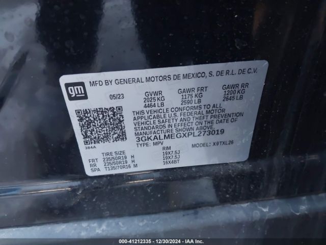 3GKALMEGXPL273019 GMC Terrain Fwd Sle