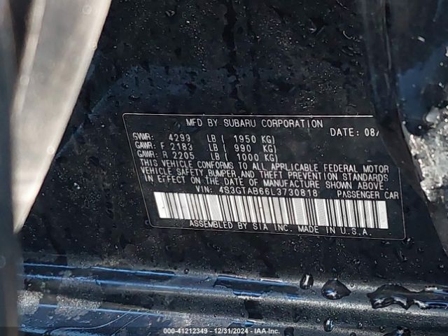 4S3GTAB66L3730818 Subaru Impreza 5-door