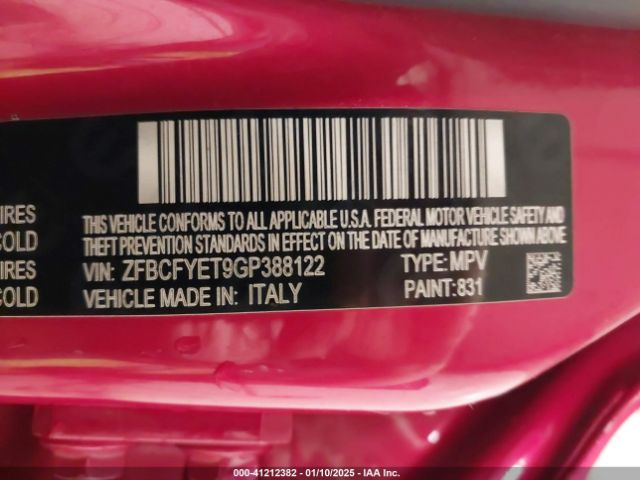 2016 FIAT 500X ZFBCFYET9GP388122 Photo 8