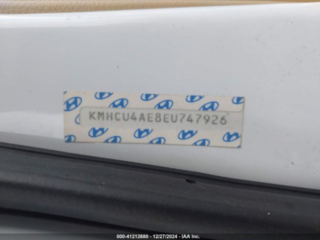 KMHCU4AE8EU747926 Hyundai ACCENT GLS