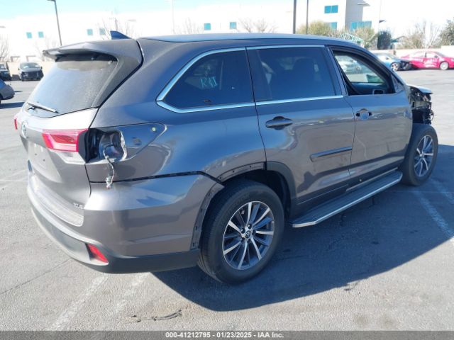 5TDKZRFH9HS518276 Toyota Highlander Xle